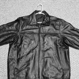 Men's Miller Lite leather jacket